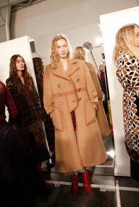 Backstage at Fendi RTW Fall 2017