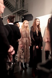 Backstage at Fendi RTW Fall 2017