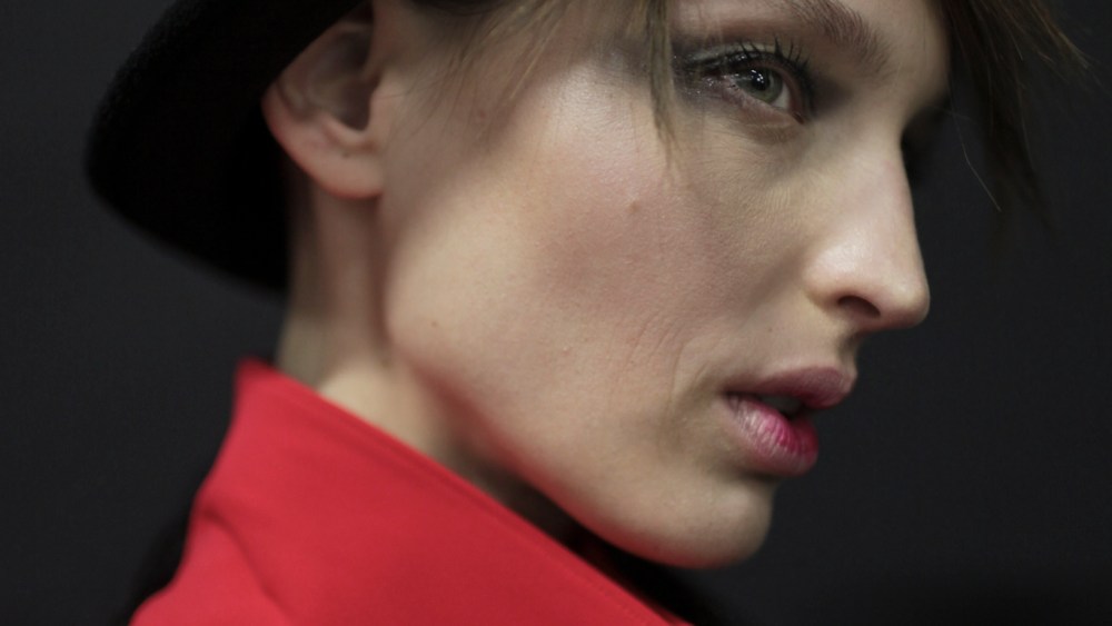 Backstage at Giorgio Armani RTW Fall 2017