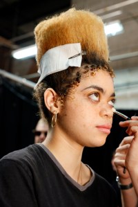 Backstage at Gypsy Sport RTW Fall 2017
