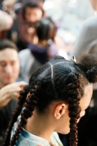 Backstage at Gypsy Sport RTW Fall 2017