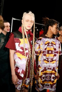 Backstage at Gypsy Sport RTW Fall 2017
