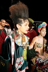 Backstage at Gypsy Sport RTW Fall 2017