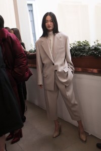 Backstage at Jil Sander RTW Fall 2017