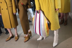 Backstage at Jil Sander RTW Fall 2017
