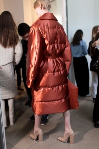Backstage at Jil Sander RTW Fall 2017