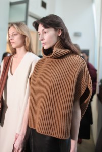 Backstage at Jil Sander RTW Fall 2017