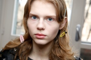 Backstage at Jil Sander RTW Fall 2017