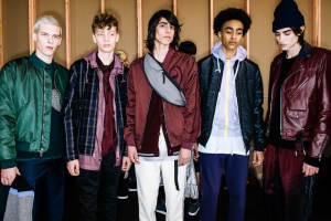 Looks from the John Elliott fall '17 collection.