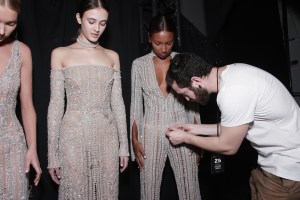 Backstage at Jonathan Simkhai RTW Fall 2017