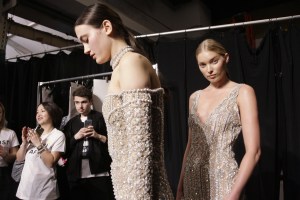 Backstage at Jonathan Simkhai RTW Fall 2017