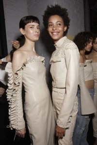 Backstage at Jonathan Simkhai RTW Fall 2017