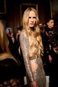 Backstage at Julien MacDonald RTW Fall 2017