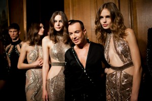 Backstage at Julien MacDonald RTW Fall 2017