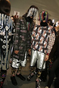 Backstage at Libertine RTW Fall 2017