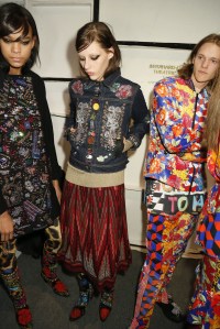 Backstage at Libertine RTW Fall 2017