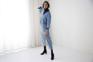 Backstage at Mara Hoffman RTW Fall 2017
