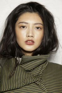 Backstage at Mara Hoffman RTW Fall 2017