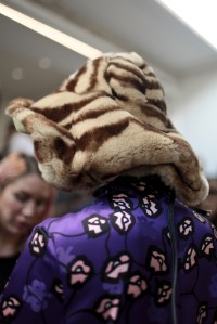 Backstage at Marni RTW Fall 2017