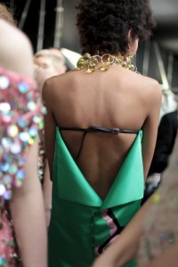 Backstage at Marni RTW Fall 2017
