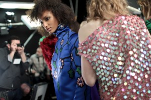 Backstage at Marni RTW Fall 2017
