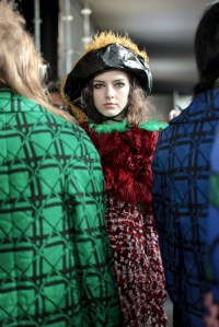 Backstage at Marni RTW Fall 2017