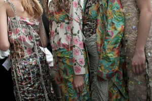 Backstage at Marni RTW Fall 2017