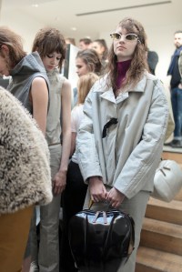 Backstage at Marni RTW Fall 2017
