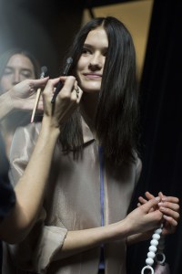 Backstage at Maryam Nassir Zadeh RTW Fall 2017