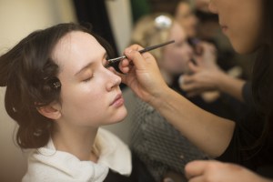Backstage at Maryam Nassir Zadeh RTW Fall 2017
