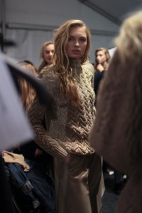 Backstage at Max Mara RTW Fall 2017