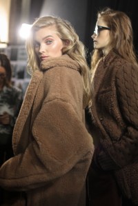 Backstage at Max Mara RTW Fall 2017