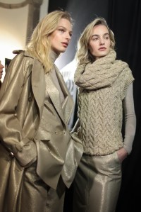 Backstage at Max Mara RTW Fall 2017