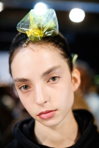 Backstage at Milly RTW Fall 2017