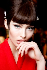 Backstage at Moschino RTW Fall 2017