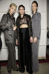 Backstage at Naeem Khan RTW Fall 2017