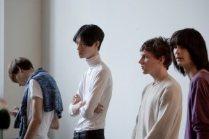 Backstage at Patrik Ervell Men's Fall 2017