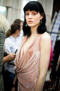 Backstage at Peter Pilotto RTW Fall 2017