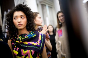 Backstage at Peter Pilotto RTW Fall 2017