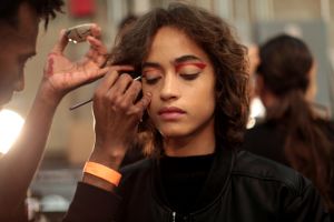 Backstage at Prabal Gurung RTW Fall 2017