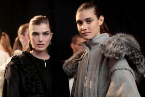 Backstage at Prabal Gurung RTW Fall 2017