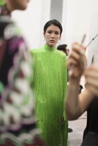 Backstage at Emilio Pucci RTW 2017