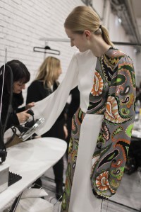 Backstage at Emilio Pucci RTW 2017