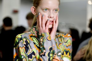 Backstage at Emilio Pucci RTW 2017