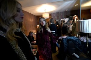 Backstage at Rachel Zoe RTW Fall 2017