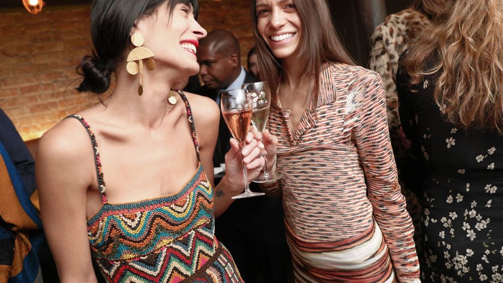 w magazine Athena Calderone and Pari Ehsan