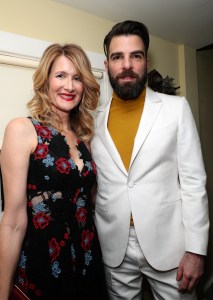 Laura Dern and Zachary Quinto Bulgari pre-Oscar Celebration