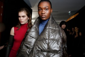 Backstage at Salvatore Ferragamo RTW Fall 2017
