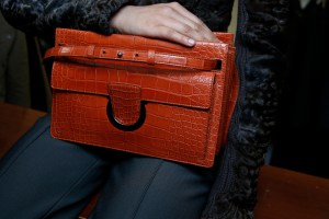 Backstage at Salvatore Ferragamo RTW Fall 2017
