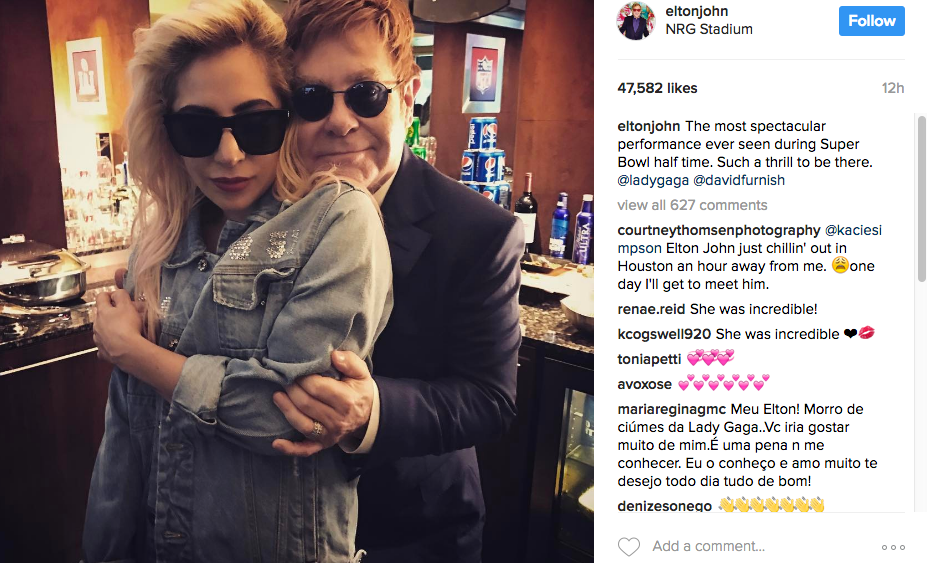 The Best Celebrity Instagrams From Super Bowl 51